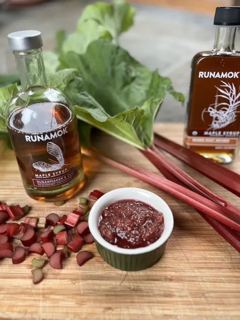 Runamok Maple - Recipe Rhubarb-Maple Compote