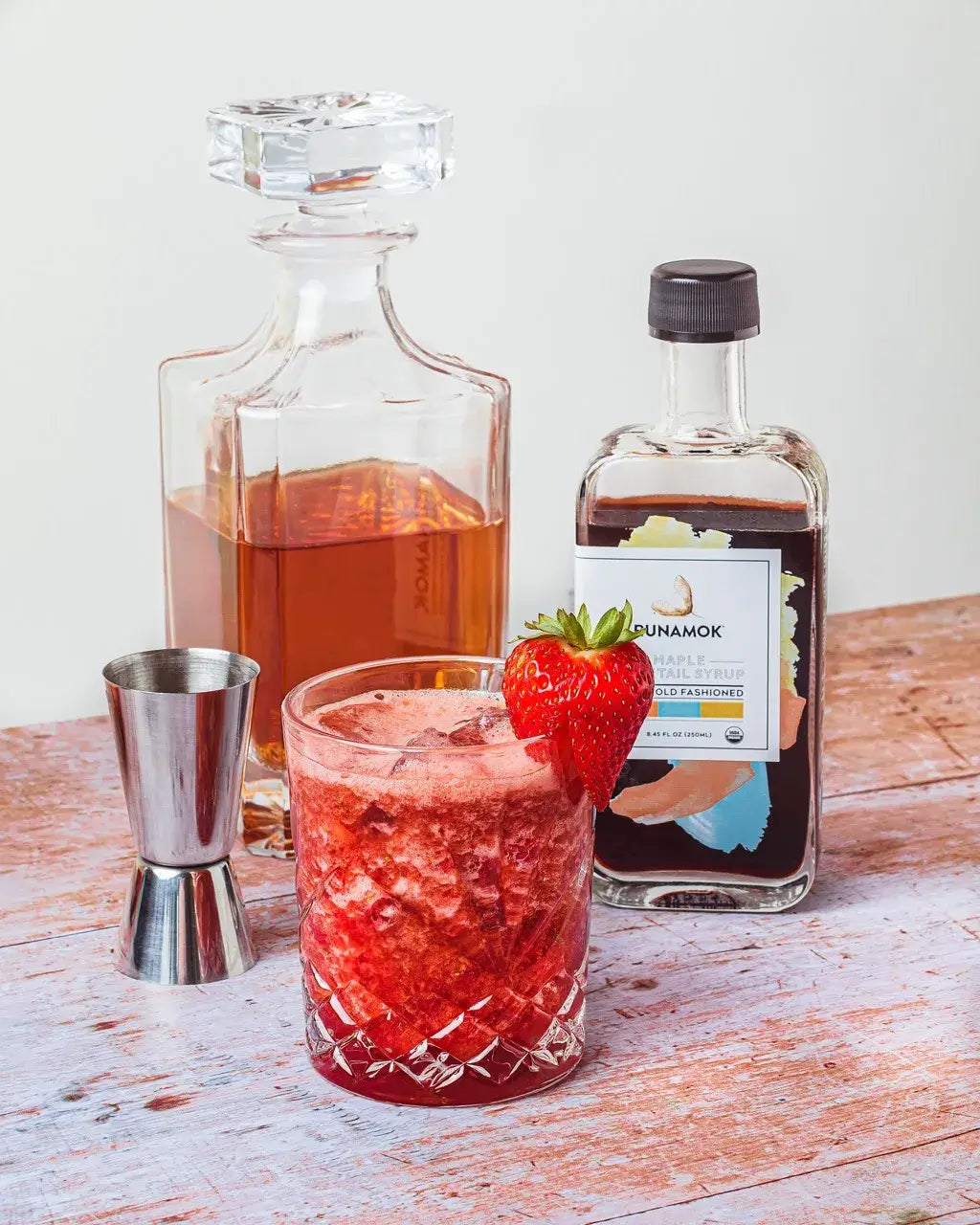 Runamok Maple - Recipe Strawberry Whiskey Sour